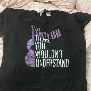 Black and Purple Graphic Kids T-Shirt
